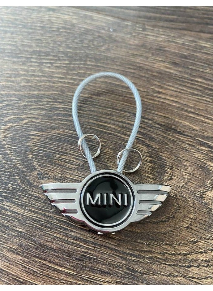 Service Zone Zinc Alloy Metal 3D Logo Keychain For Mini Cooper - Image 1